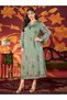 Rochie maxi, verde - 5