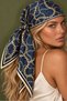 Women's Bandana Printed Stylish Bandana Suitable for Daily Use 65X65 cm