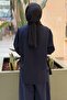 Mercerized Combination Tunic with Gold Accessories - 4