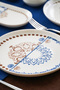 Oya 16 Piece Porcelain Breakfast Set for 6 People - 4