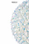 Christmas Ornament Ball Set of 4 Striped and Crystal Sparkling Red and White 10 cm - 6