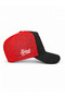 Black-Red Trucker Hat with Eagle Logo - 2