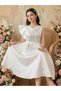 Rochie, alb - 4