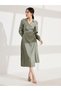 Rochie midi, verde - 7