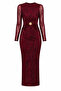 Rolland Glitter Halter Neck Dress - 4