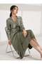 Rochie midi, verde - 2