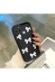 Realme C21Y/C25Y Compatible Simple White Ribbon Pattern Phone Case,=Silicone Shockproof