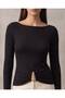 Women's Gold Accessory Detailed Gathered Stylish Blouse - 2