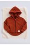 Unisex Children's Hooded Zippered Double Pocket Thick Sweatshirt (Thick) - 2