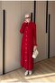 10 Buttons Long Dress - 3