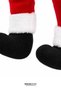Christmas Ornament Velvet Hangable Santa Claus Feet Red 50 cm - 3