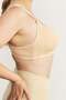 Wireless Gathering Bra Cc894 Tan - 3