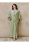 Rochie maxi, verde - 8
