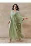 Rochie maxi, verde - 5