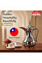 Stainless Steel Vacuum Flask 0.6L Silver Double Wall Insulated Dallah for Coffee and Tea - 4