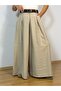 1354 Elasticated Waist at the Back, Belted, Pleated at the Front, Wide Leg Pants