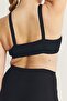 Wireless Snap-On Gathering Bra Cc897 Black - 6