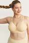 Wireless Gathering Bra Cc894 Tan