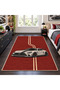 Eta Sports Race Car Patterned Woven Base Decorative Carpet Eta4317 - 3