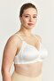 Wireless Snap-On Gathering Bra Cc898 White - 5