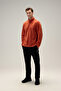 Half Zipper Men's Fleece 6Wm1023-Br - 2