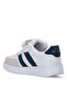 Crash I Unisex Kids' Velcro White / Indigo Casual Sneakers - 3