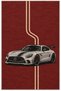 Eta Sports Race Car Patterned Woven Base Decorative Carpet Eta4317