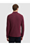Burgundy Slim Fit Basic Sweatshirt 50334013-Vr014 - 5