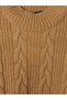 Hair Braid Patterned Knitwear Sweater - 8
