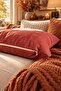 Punch Embroidered Throw Pillow Cover - 43*43 cm - Pumpkin - Pnk001 - 3