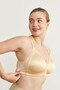 Wireless Snap-On Gathering Bra Cc898 Nude - 5