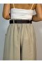 1354 Elasticated Waist at the Back, Belted, Pleated at the Front, Wide Leg Pants - 5