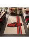 Eta Sports Race Car Patterned Woven Base Decorative Carpet Eta4318 - 3