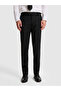 Black Slim Fit Fabric Trousers 50337458-Vr046 - 2