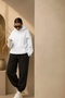 Unisex Brooklyn Printed 3 Threaded Yarn Hooded and Bottomed Tracksuit Set - 2