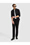Black Slim Fit Textured Long Sleeve Shirt 50333820-Vr046 - 4
