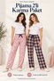 Women's 100% Viscose 2-Piece Mixed Pack Pajama Bottoms - (Breathable Fabric)