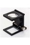 28X28 mm Folding Metal Loop with Counter, 2 Led Lighted Magnifying Glass Textile Th9005A