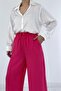 Fuchsia linen trousers - 2
