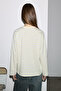 Basil women's oversize 100% organic cotton knitted long sleeve yellow striped t-shirt - 5