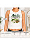 Zero Sleeve Ribbed Crop Blouse - Flexible Lycra Casual Crop-10 - 2