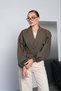Women's Palermo Fabric Belt Detailed Short Trench Coat - 8
