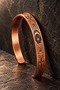 Men's and Women's 100% Pure Copper Bracelet – Moon Star Turkish Flag Motif – Adjustable - 5