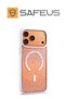 Magsafe Compatible Transparent Mica Shiny Stone Premium Case Compatible with iPhone 18 Pro Max / 17 Pro Max