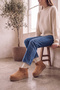 Suede Inside Faux Fur Thick Sole Women's Boots - 2
