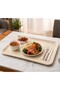10-Piece Polypropylene Tray 37*53 Non-Slip Self-Service Tray, Cafe, Restaurant, Diner, Hotel, Tea Garden - 3