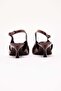 Women's patent leather pointed toe low heel shoes - 6