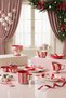 New Year Candy Twist Pink Bowl 13 cm - 5