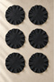 Luxury 6-Piece Black Wavy Form Modern Lux Supla Set – 37 cm - 7