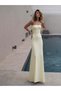 Rochie maxi, galben - 5